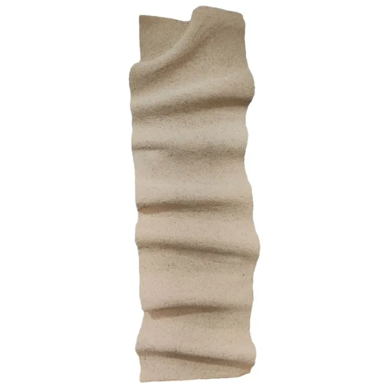 PIEZA DECORATIVA DE PARED CON ONDAS HORIZONTAL O VERTICAL TEXTURED CANVAS ARENA en Beige - Decoración de pared, Uruguay | Champagne Home
