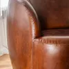 BUTACA GIRATORIA - CUERO ITALIANO HABANO - Butacas, banquetas y puffs, Uruguay | La Iberica, vista 6 de 9