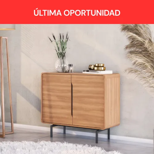 Aparador Montana – 2 puertas en Madera natural - Aparadores y recibidores, Uruguay | RM Muebles y Deco