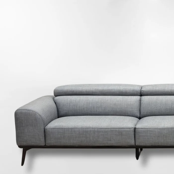 Sofá con chaise DUNA TELA GRIS DERECHO - Sillones y sofás, Uruguay | Viasono, vista 3