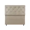 Respaldo Cabecera Queen Size – Luxo Lino en Negro - Respaldos de cama, Uruguay | Delta Center, vista 3 de 3