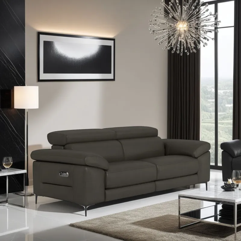 SOFÁ ELECTRICO TECH Gris 3 CUERPOS - Sillones y sofás, Uruguay | Viasono