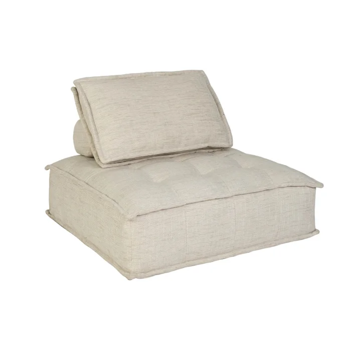 Sofá Modular 1 Cuerpo Tela-premium Natural-beige Element Beige en Beige - Sillones y sofás, Uruguay | Divino, vista 2