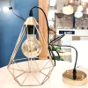 Lámpara de techo jaula dorada Elina en Dorado - Lámparas colgantes, Uruguay | Alta Gracia Deco, vista 2 de 2