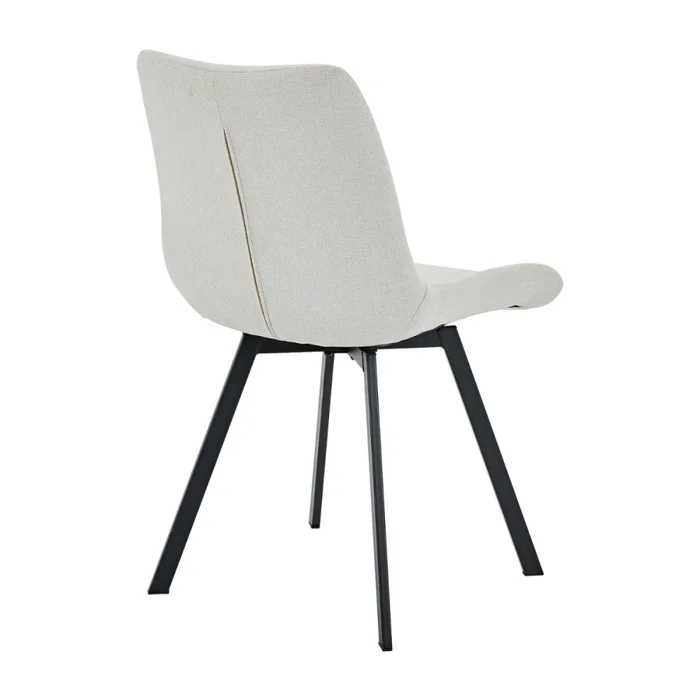 Silla Giratoria Telaio - Tela Rústica - W3 (Beige) en Beige - Butacas, banquetas y puffs, Uruguay | Nyr, vista 4