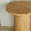 MESA LATERAL OSLO REDONDA en Madera natural - Mesas de arrimo, Uruguay | Masinfinito Casa, vista 2 de 2