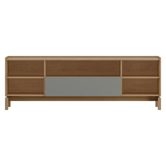 FINESTRA - RACK 2 PUERTAS 1 CAJON BARCELONA 2154VZ - Muebles para TV, Uruguay | Alfa Ventas, vista 3
