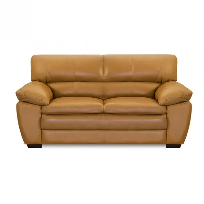 Sillón 100% Cuero - 2 Cuerpos Promax - Caramelo en Marrón - Sillones y sofás, Uruguay | Ecowood, vista 2