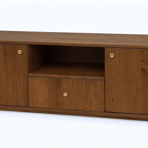 Rack Rústico MUESTRA en Madera natural - Muebles para TV, Uruguay | Finkel