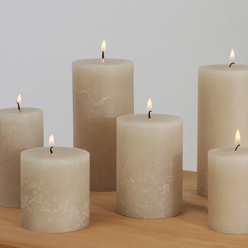 Vela Rústica 6,5x9,5 - Velas y Portavelas, Uruguay | Tiendas Montevideo