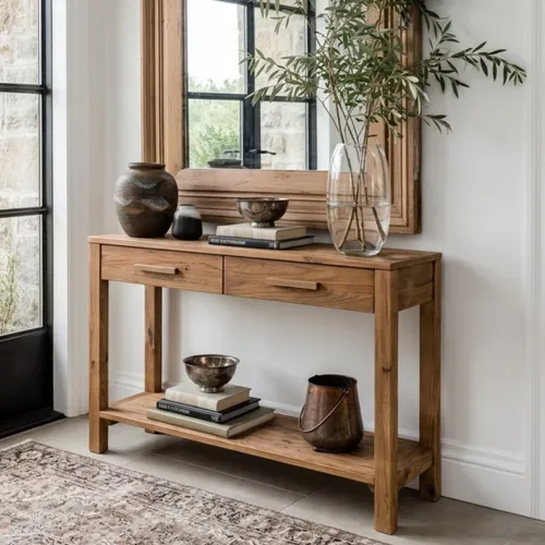Aparador Linea Rimini en Madera natural - Aparadores y recibidores, Uruguay | La Cueva Muebles