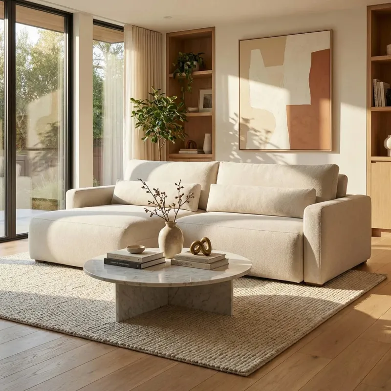 Sillón 3 Cuerpos - Leclerc - 2.4 en Beige - Sillones y sofás, Uruguay | Ecowood