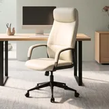 Silla de oficina Negra 2 Posiciones - Lumexa - Blanco Mate