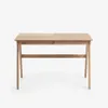 Escritorio Julia chapa y madera maciza de fresno 120 x 65 cm en Madera natural - Escritorios y sillas de escritorio, Uruguay | Kavehome, vista 7 de 8
