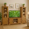 Promo Rack de TV + Paneleros Linea Naturale - Roble en Madera natural - Muebles para TV, Uruguay | La Cueva Muebles, vista 1 de 12