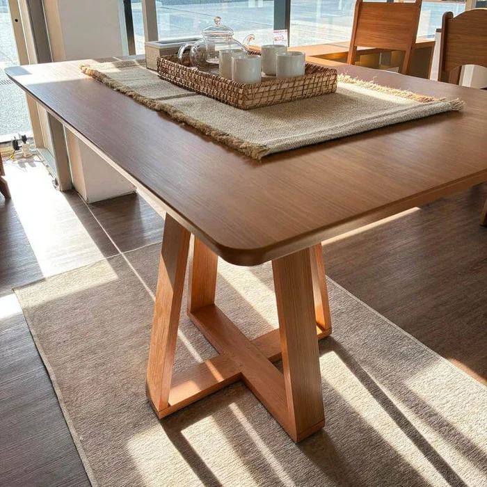 Mesa de comedor Alva - 120CM en Madera natural - Mesas de comedor, Uruguay | Balton, vista 3