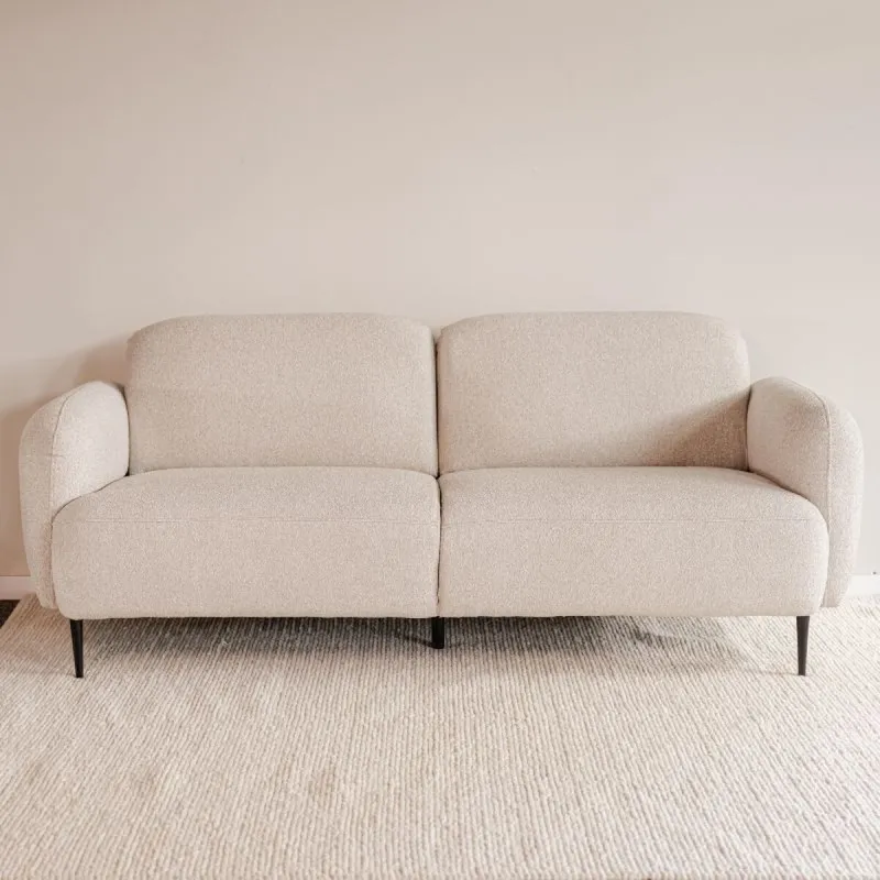 Sofá Giovanni - 3 cuerpos / Gris claro en Beige - Sillones y sofás, Uruguay | Fabrica Italiana