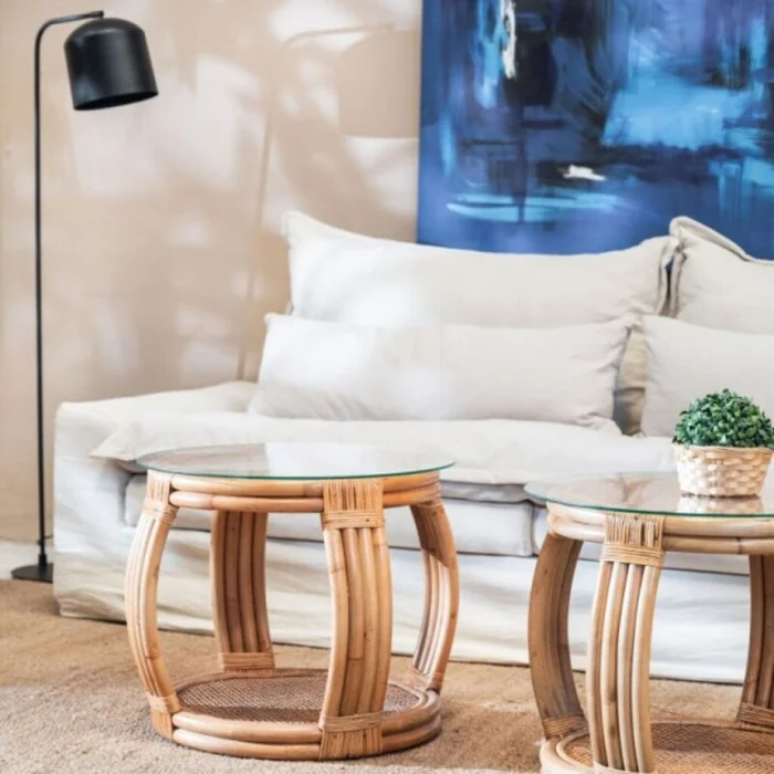 Mesa Auxiliar Aston en Madera natural - Mesas de living, Uruguay | Aihaus