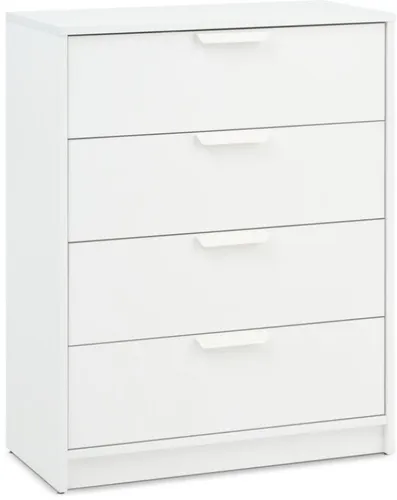 Cómoda JENSLEV 4 cajones blanco en Blanco - Cómodas, Uruguay | JYSK