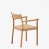 Silla Yalia de madera maciza de roble con acabado natural y asiento de cuerda FSC 100% en Marrón - Sillas, Uruguay | Kavehome, vista 9 de 10