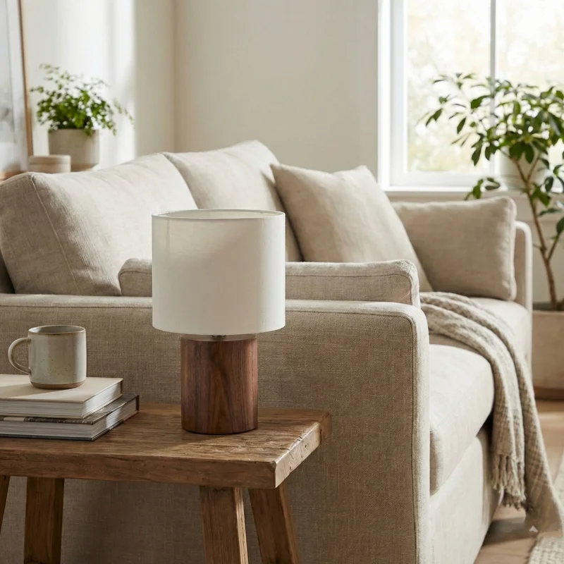 Lámpara de Mesa Nórdica Walnut - Lámparas de mesa, Uruguay | La Perla, vista 4