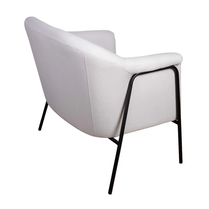 Butaca Tela-y-metal Natural-beige Lyon Natural en Madera natural - Sillones y sofás, Uruguay | Divino, vista 4
