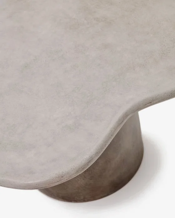 Mesa de centro Macarella de cemento - 83 x 77 cm en Gris - Mesas de living, Uruguay | Kavehome, vista 5