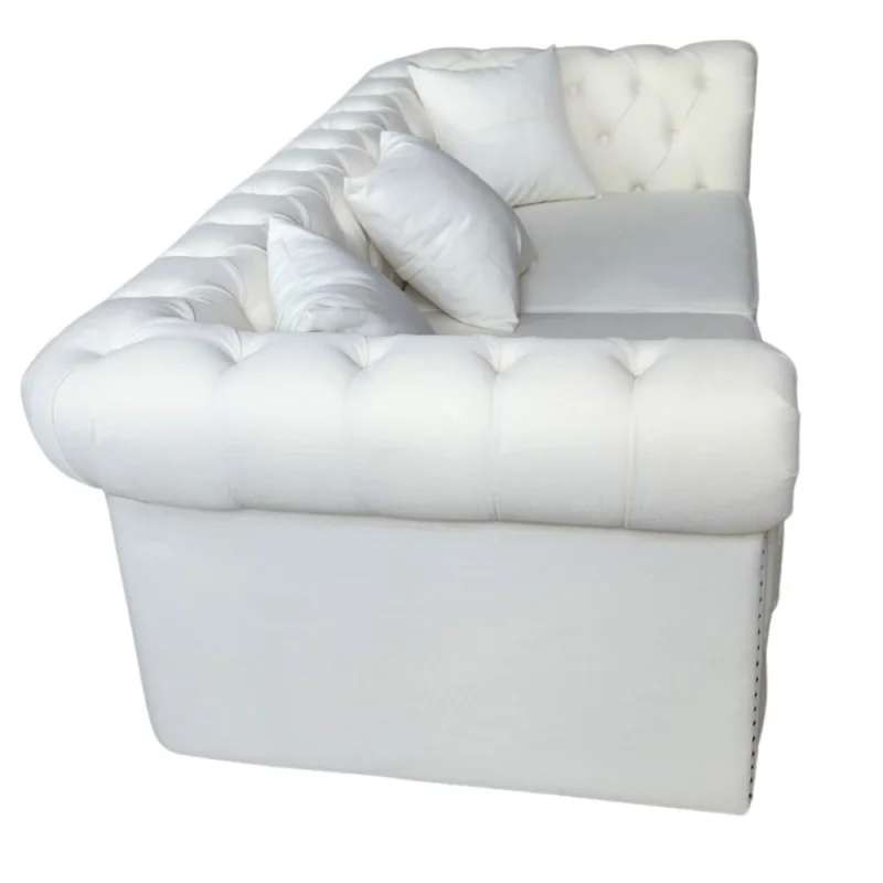 Sillon 3 cuerpos Chester en Blanco - Sillones y sofás, Uruguay | La Cueva Muebles, vista 9