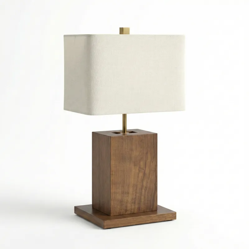 Lámpara de Mesa Nativo Block Brass - Lámparas de mesa, Uruguay | La Perla