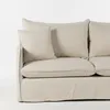 Sofá Snow con Funda - Tela Rústica - 2,5 cuerpos - TD5260-1635 (Beige) en Beige - Sillones y sofás, Uruguay | NYR, vista 3 de 5