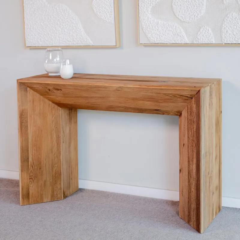 Consola Rústica / Madera Reciclada en Madera natural - Aparadores y recibidores, Uruguay | Fábrica Italiana