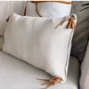 Almohadón puntas flecos en Gris - Textiles, Uruguay | Dreams On Time, vista 1 de 2