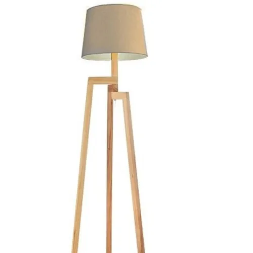 Lampara de Pie Tripode Pantalla Beige en Beige - Lámparas de pie, Uruguay | Finkel