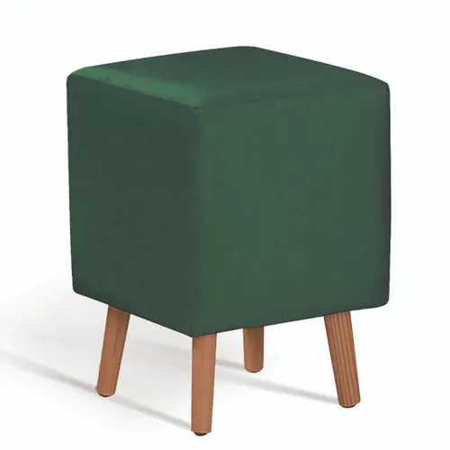 Puff Cube Velvet / ÚLTIMAS UNIDADES en Verde - Sillones y sofás, Uruguay | Unsi