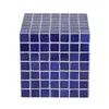 Mesa Lateral Ceramica Azul Egeo en Azul - Mesas de living, Uruguay | Divino, vista 5 de 5