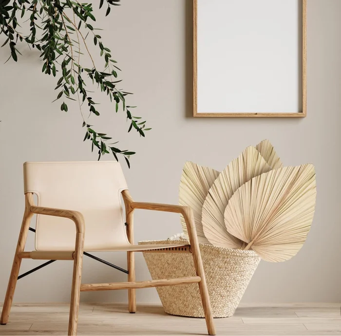 Hoja Modelo Silvestre en Madera natural - Decoración de pared, Uruguay | Indrana, vista 5