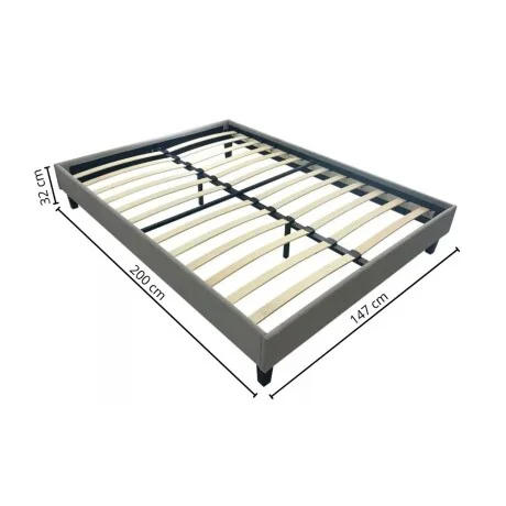 Cama box 2 plazas en Gris - Dormitorio, Uruguay | La Cueva Muebles, vista 6