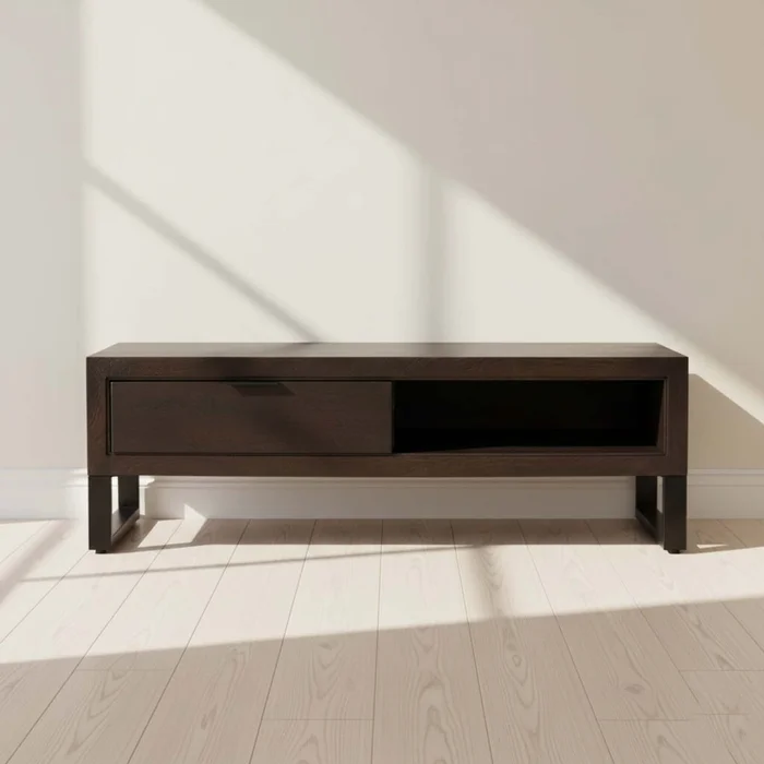 Mesa Ratona Madera-de-mango Marron Delta Castaño en Marrón - Mesas de living, Uruguay | Divino