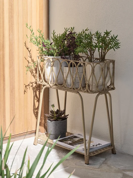 Pedestal plantas de jardín HUMMER 25x50xA60 nat en Madera natural - Muebles para el exterior, Uruguay | JYSK, vista 2