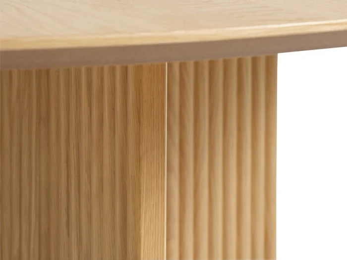 Mesa de comedor VESTERBORG Ø130 roble en Madera natural - Mesas de comedor, Uruguay | JYSK, vista 3