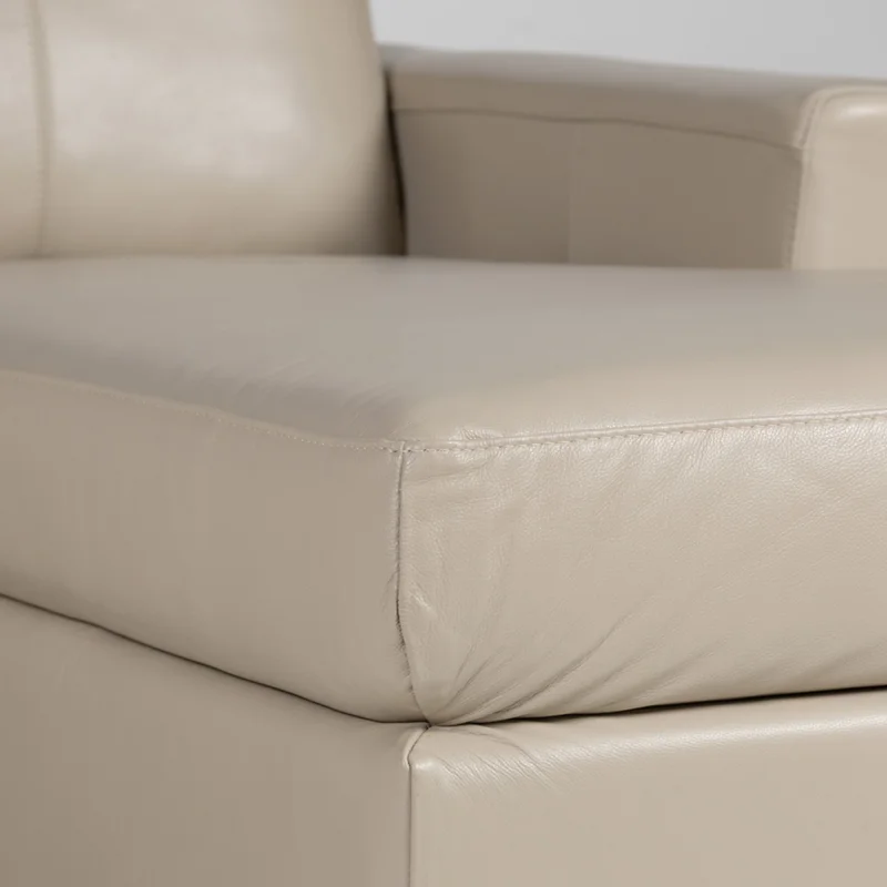 Rinconera Royale - Cuero Básico - Chaise Derecho - 519 (Beige) en Beige, Uruguay | Nyr, vista 5