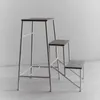 TABURETE ESCALERA TRES PELDAÑOS MADERA Y HIERRO - Aparadores y recibidores, Uruguay | Zara Home, vista 1 de 6