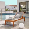 Reposera de exterior Caterin - de madera maciza de eucalipto en color gris en Gris - Muebles para el exterior, Uruguay | Kavehome, vista 2 de 10