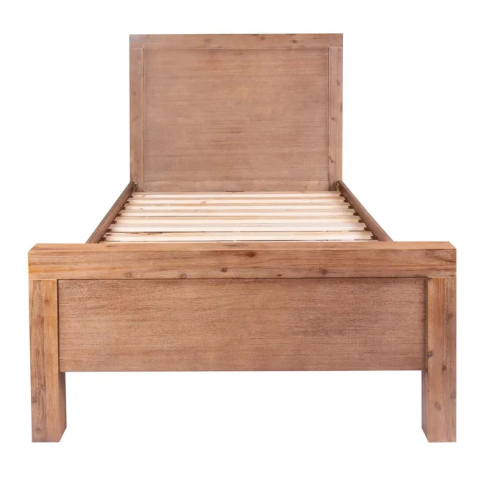 Cama 1 1/2 Plaza Madera-acacia Natural-beige Prince en Madera natural - Dormitorio, Uruguay | Divino, vista 3