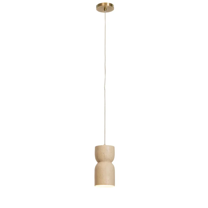 Lámpara De Techo Stone Natural/beige Piedra Fm7ubsrscl en Blanco - Lámparas colgantes, Uruguay | Divino