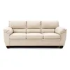 SOFA 3 CUERPOS MODELO ALIAS - 100 % EN CUERO - COLOR PERLA MATE en Off-white - Sillones y sofás, Uruguay | Champagne Home, vista 1 de 5