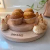 Pie de torta bajo de madera 25 cm - Decoración, Uruguay | Dreams On Time, vista 5 de 11