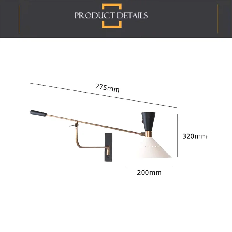 Lampara de pared Rowan en Multicolor - Iluminación, Uruguay | Decotech, vista 6