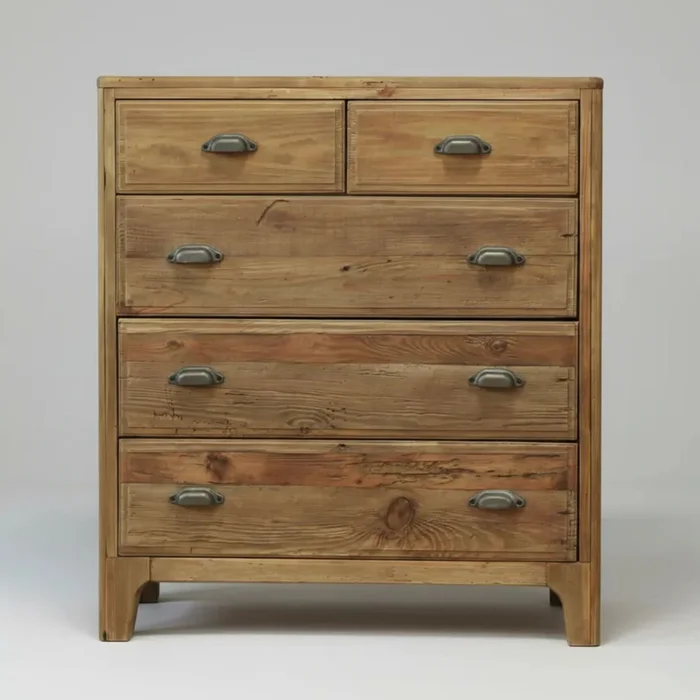 Cómoda Linea Rimini en Madera natural - Espejos, Uruguay | La Cueva Muebles, vista 5