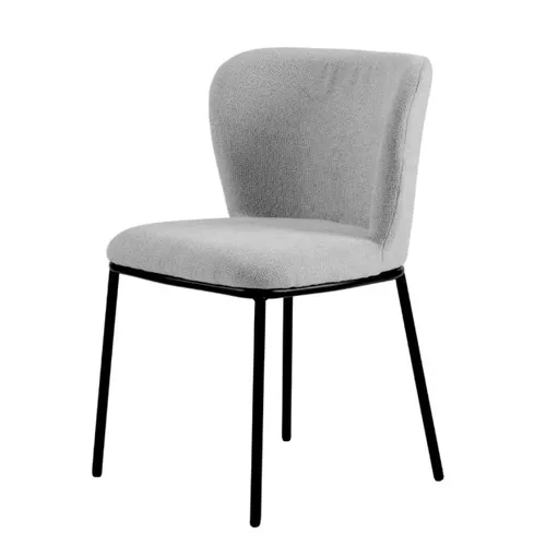Silla ELINA en Tela - Gris en Gris - Sillas, Uruguay | Finkel